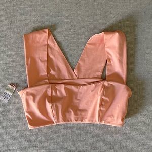 L space Parker bikini top in tangy